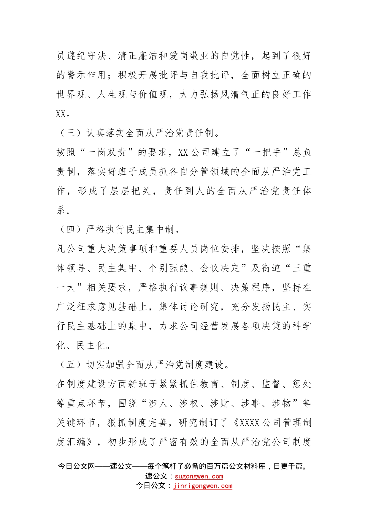 公司负责人述责述廉发言_第2页