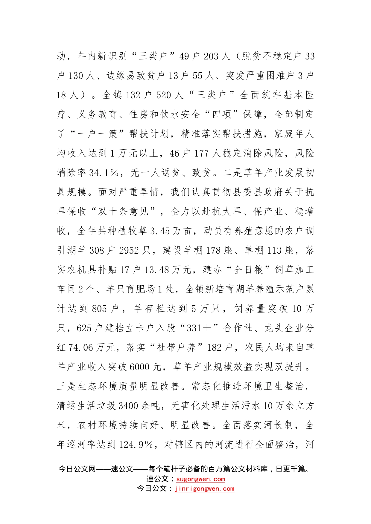 在全镇经济工作会上的讲话_第2页