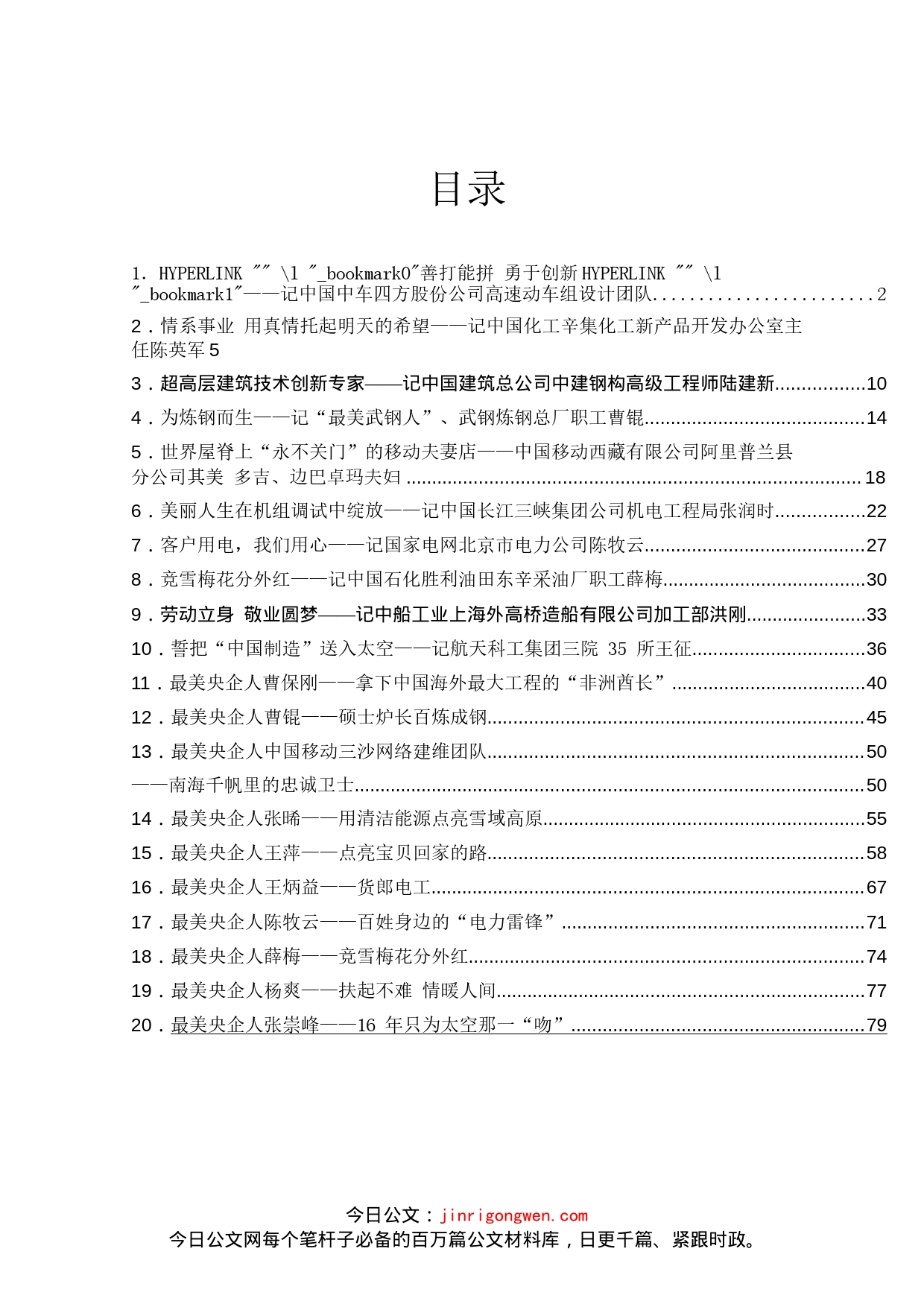 各类优秀人才先进典型事迹汇编_第2页