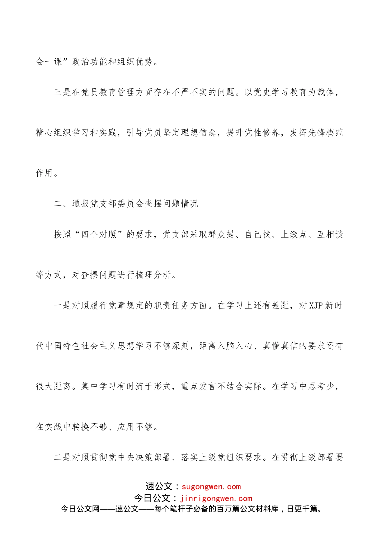 2022年度组织生活会公司党支部委员会年度工作报告_第2页