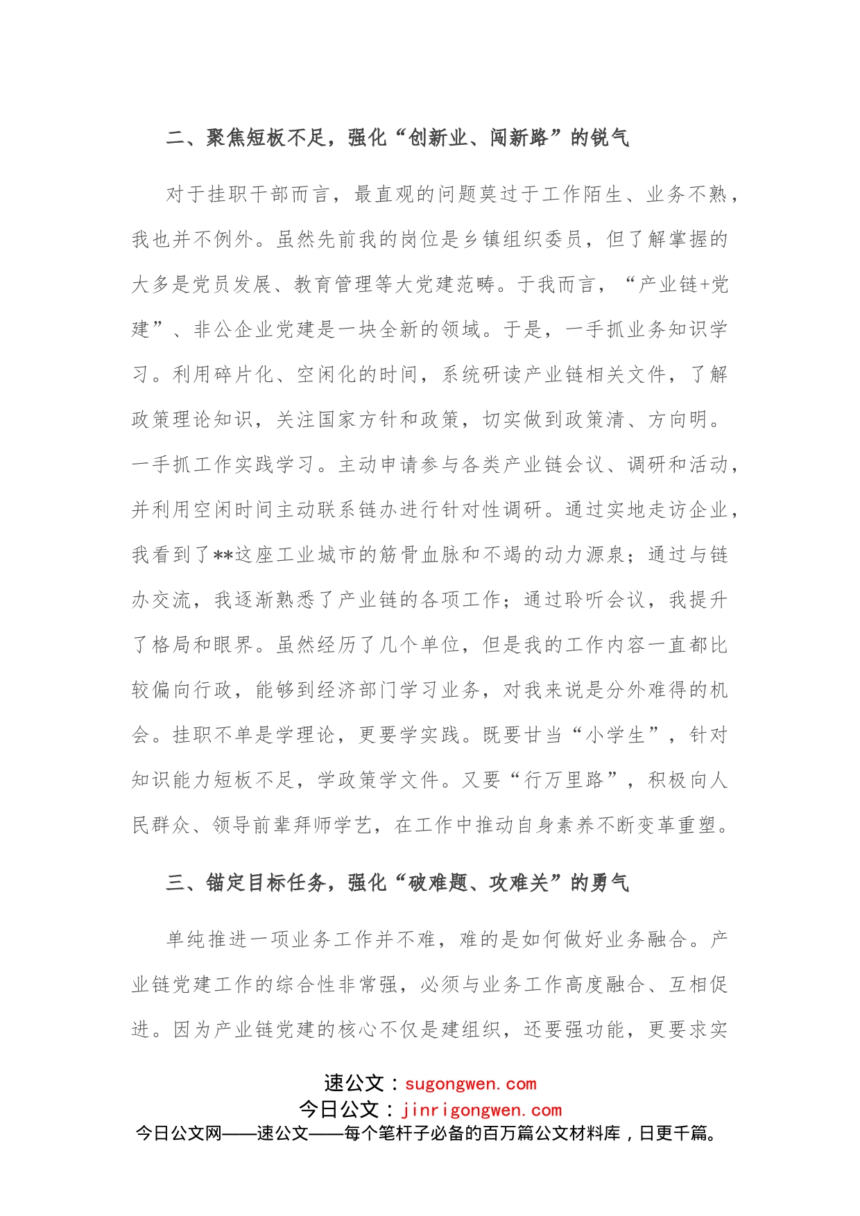 挂职干部座谈交流发言_第2页