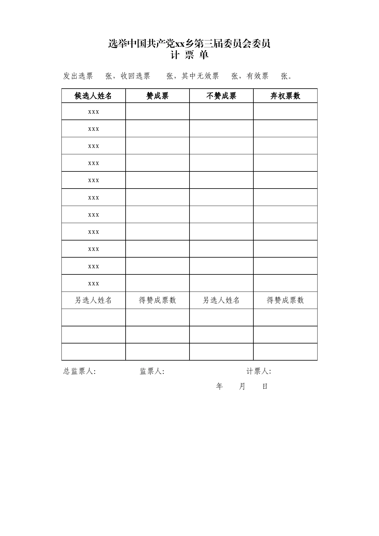 26_计票单、结果报告单_第1页