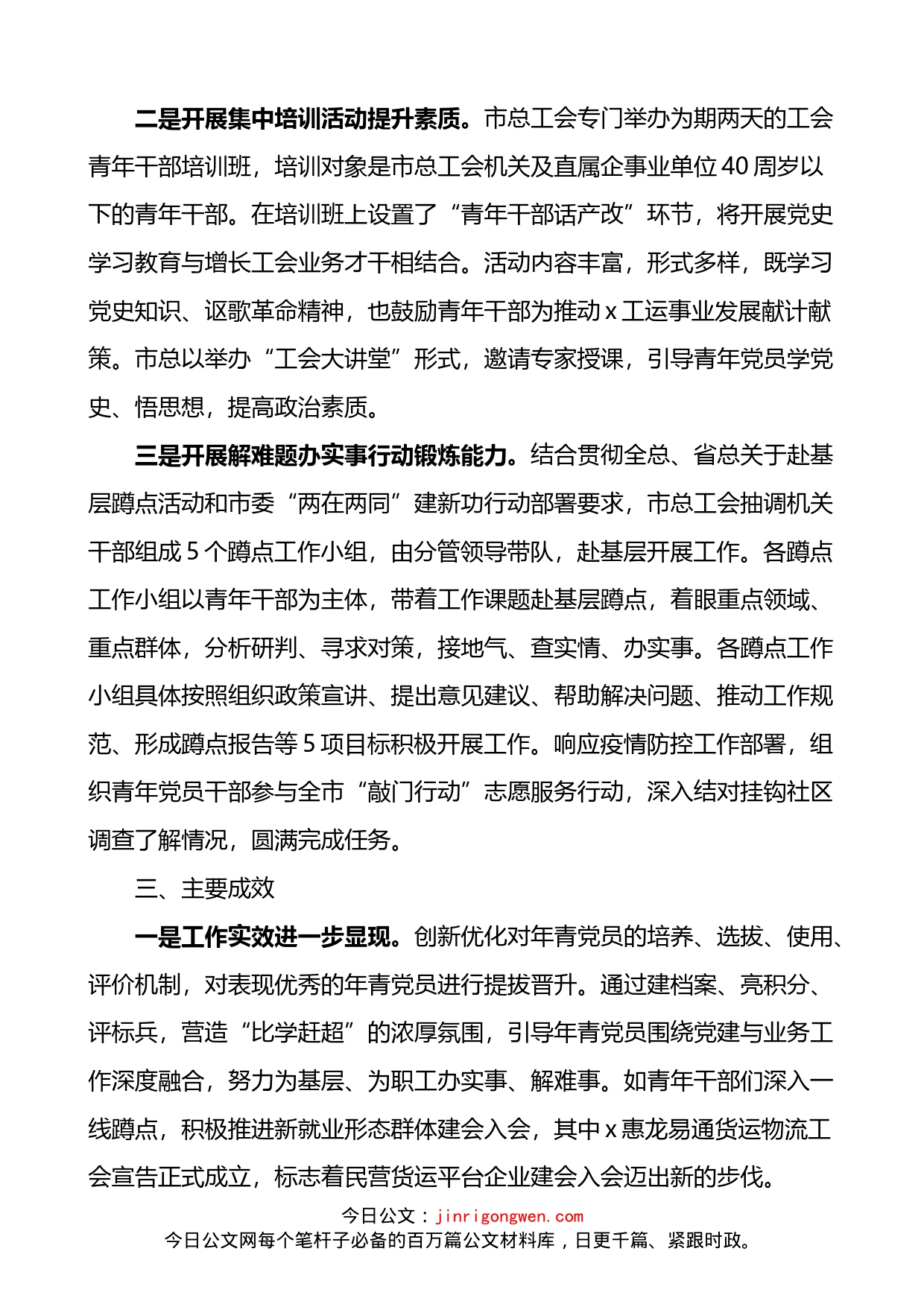 书记项目工作总结2篇_第2页