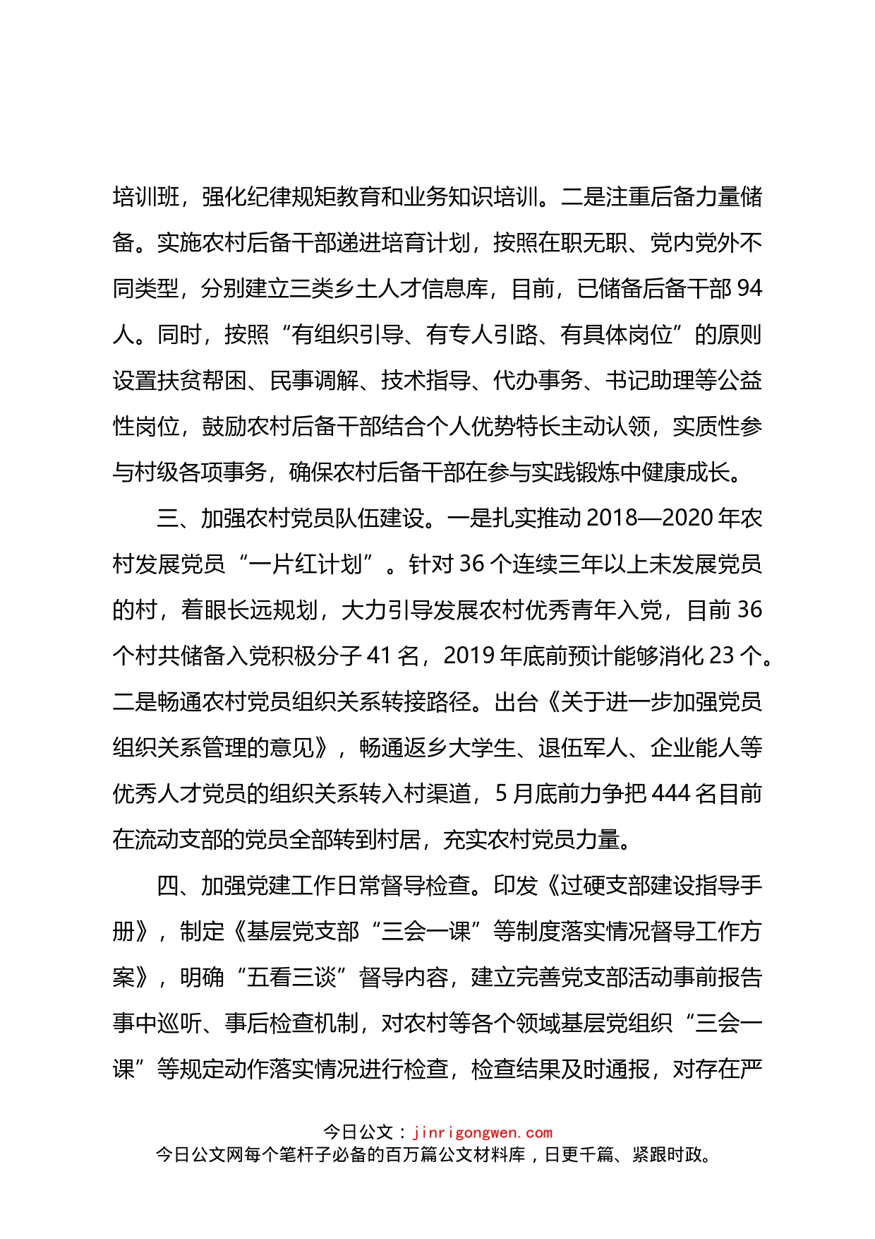 乡村组织振兴工作总结_第2页