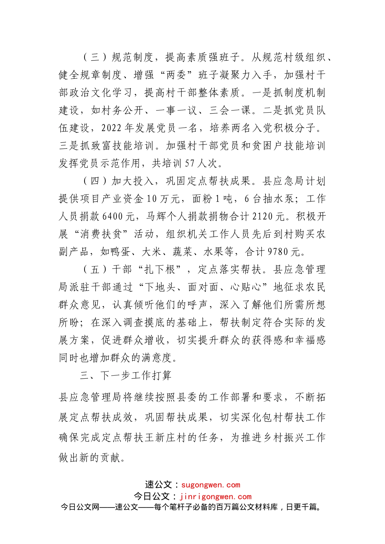 县应急管理局落实乡村振兴工作总结_第2页