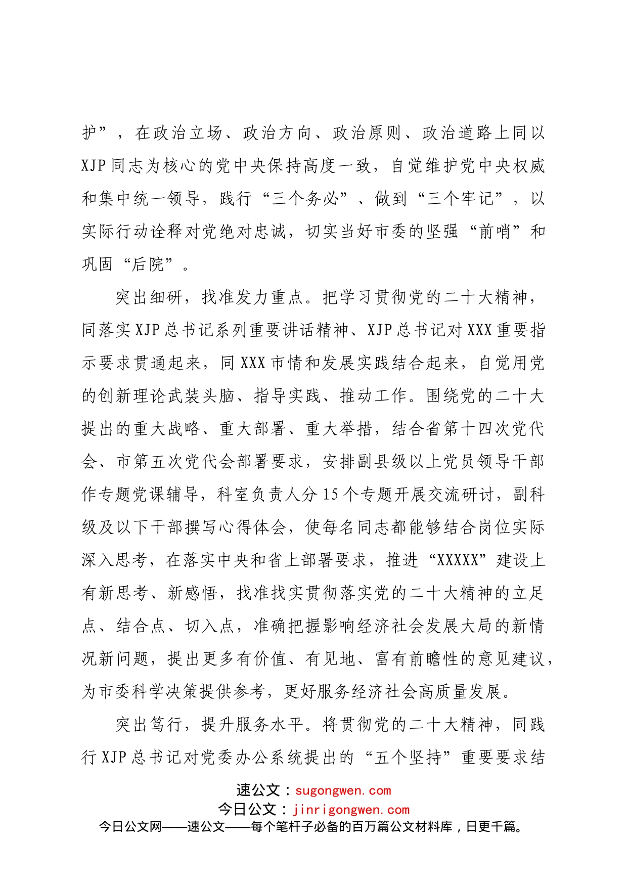 市委办公室主任学习二十大精神发言_第2页