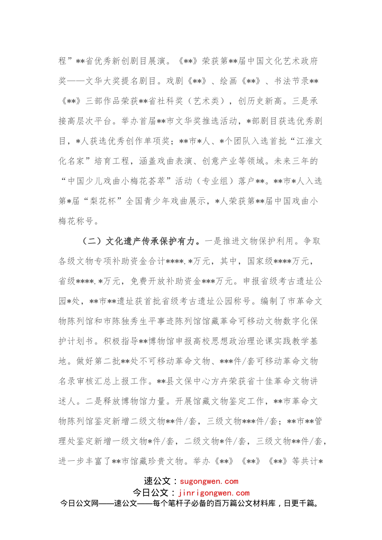 文化和旅游局2022年工作总结及2023年工作谋划_第2页