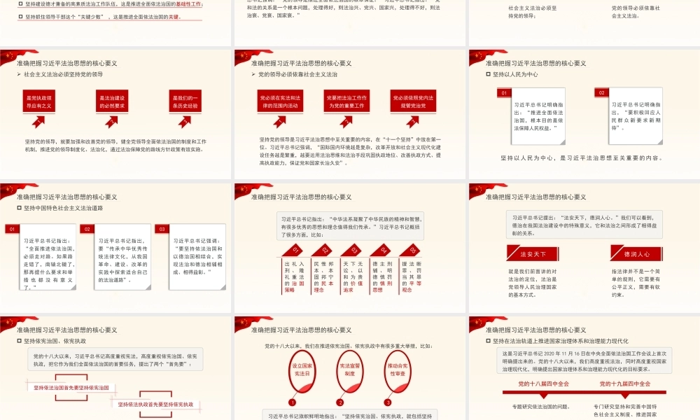 党课参考【】杨伟东：深入学习贯彻习近平法治思想PPT课件模板