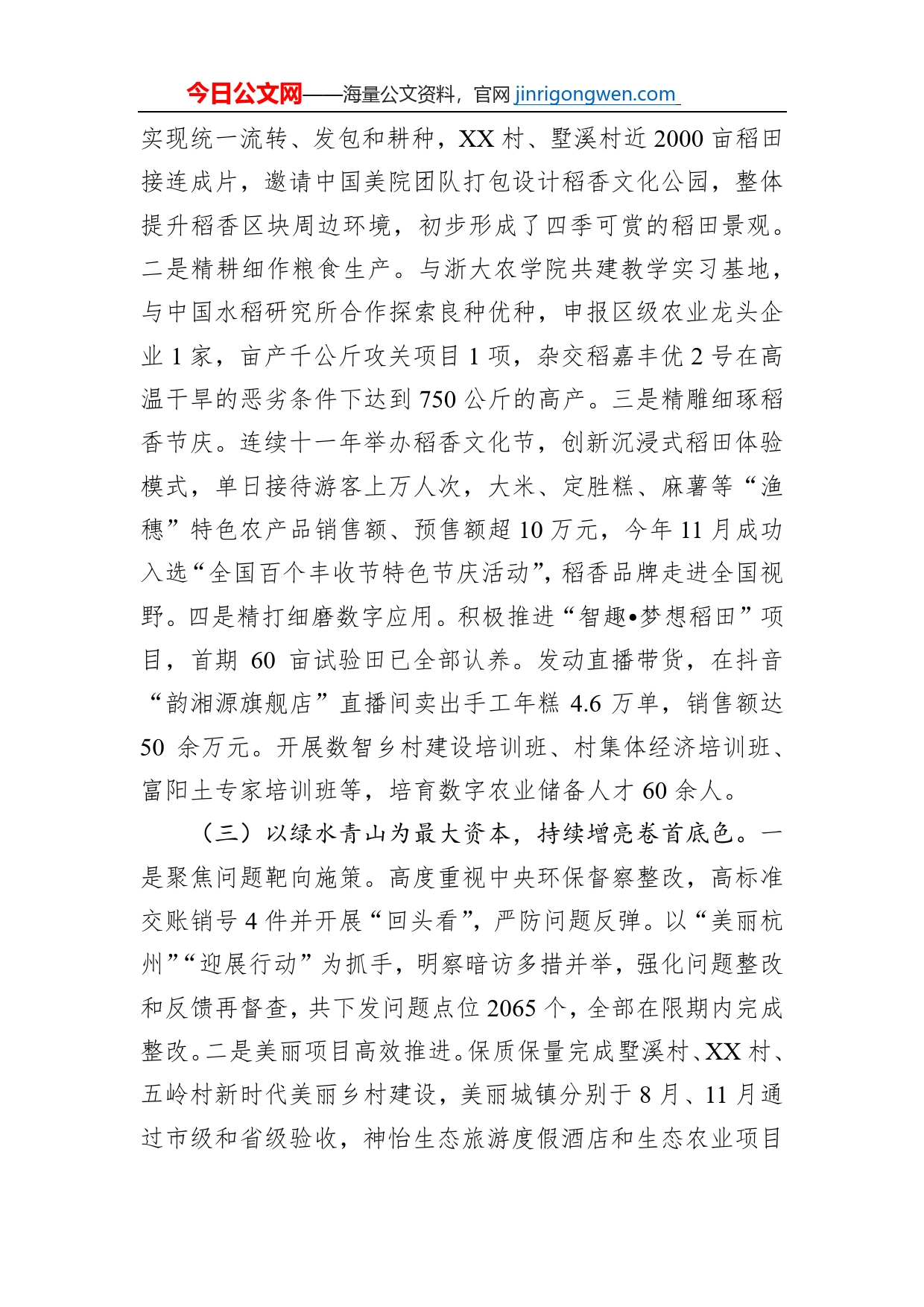 XX乡2022年工作总结及2023年工作思路【PDF版】_第2页