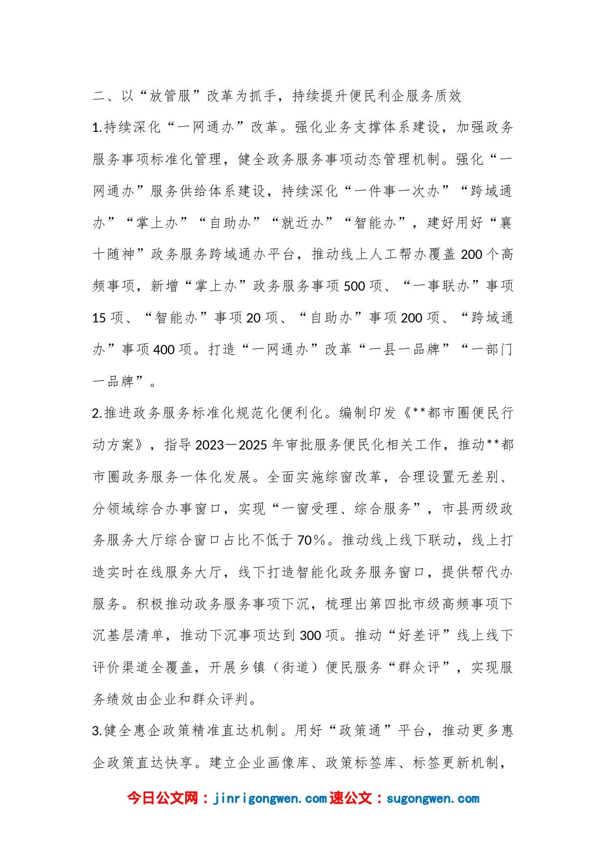 X市行政审批局2023年度工作要点_第2页