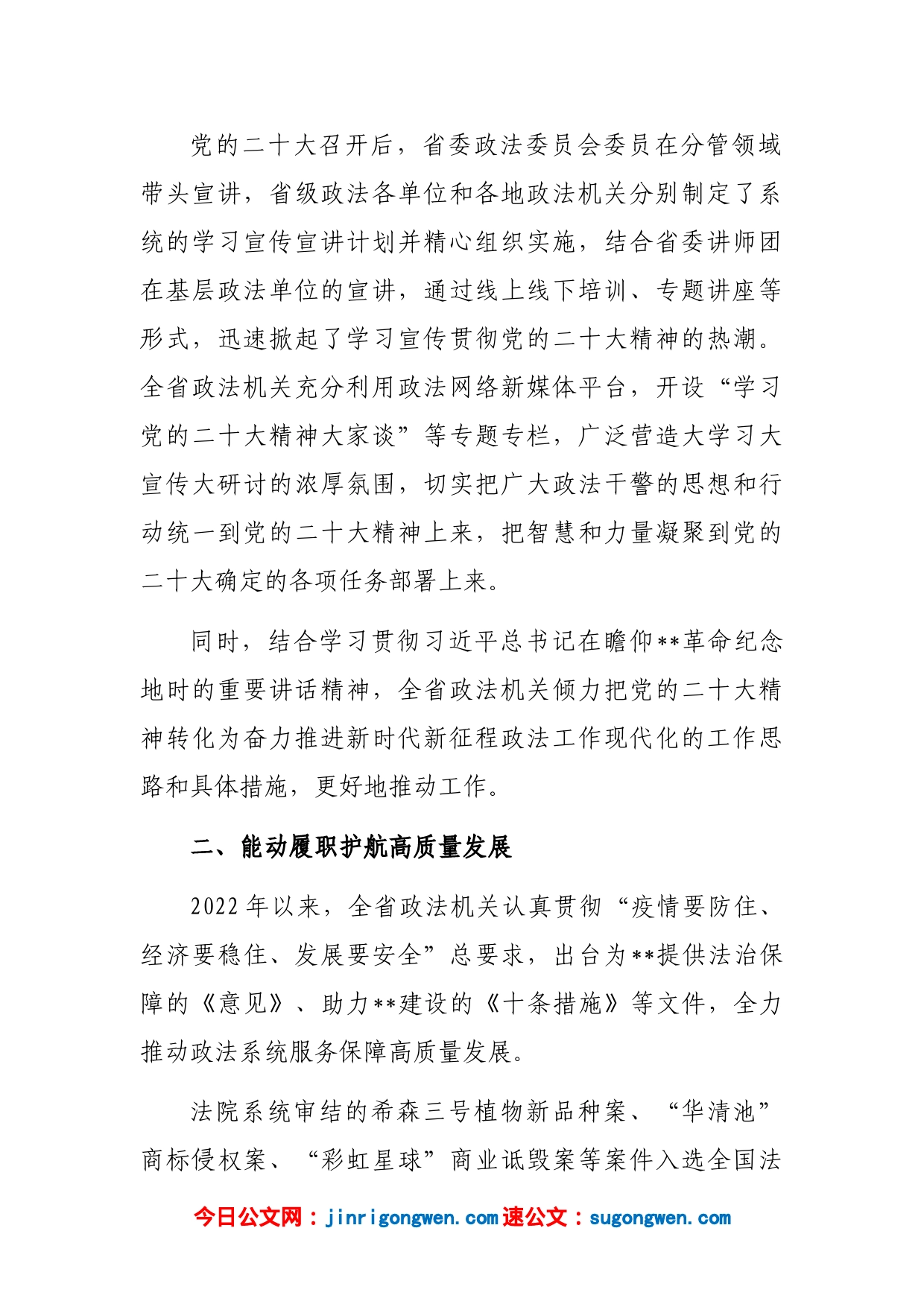 2022年政法工作总结材料_第2页