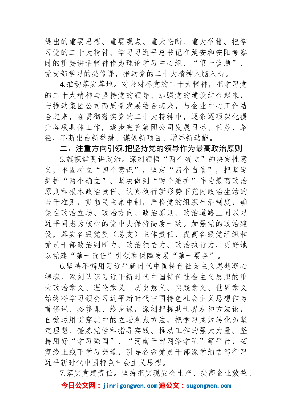 公司党委2023年工作要点_第2页