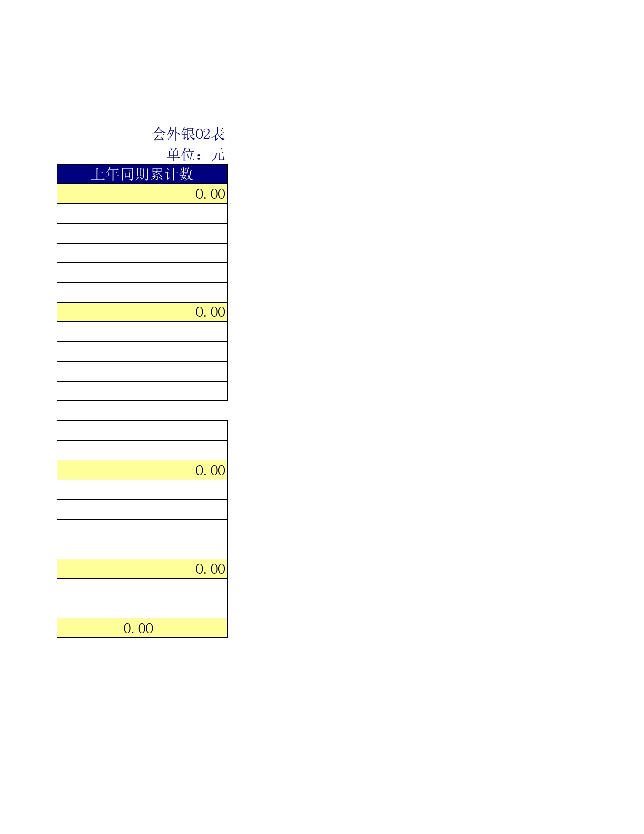 利润表3Excel表格模板_第2页