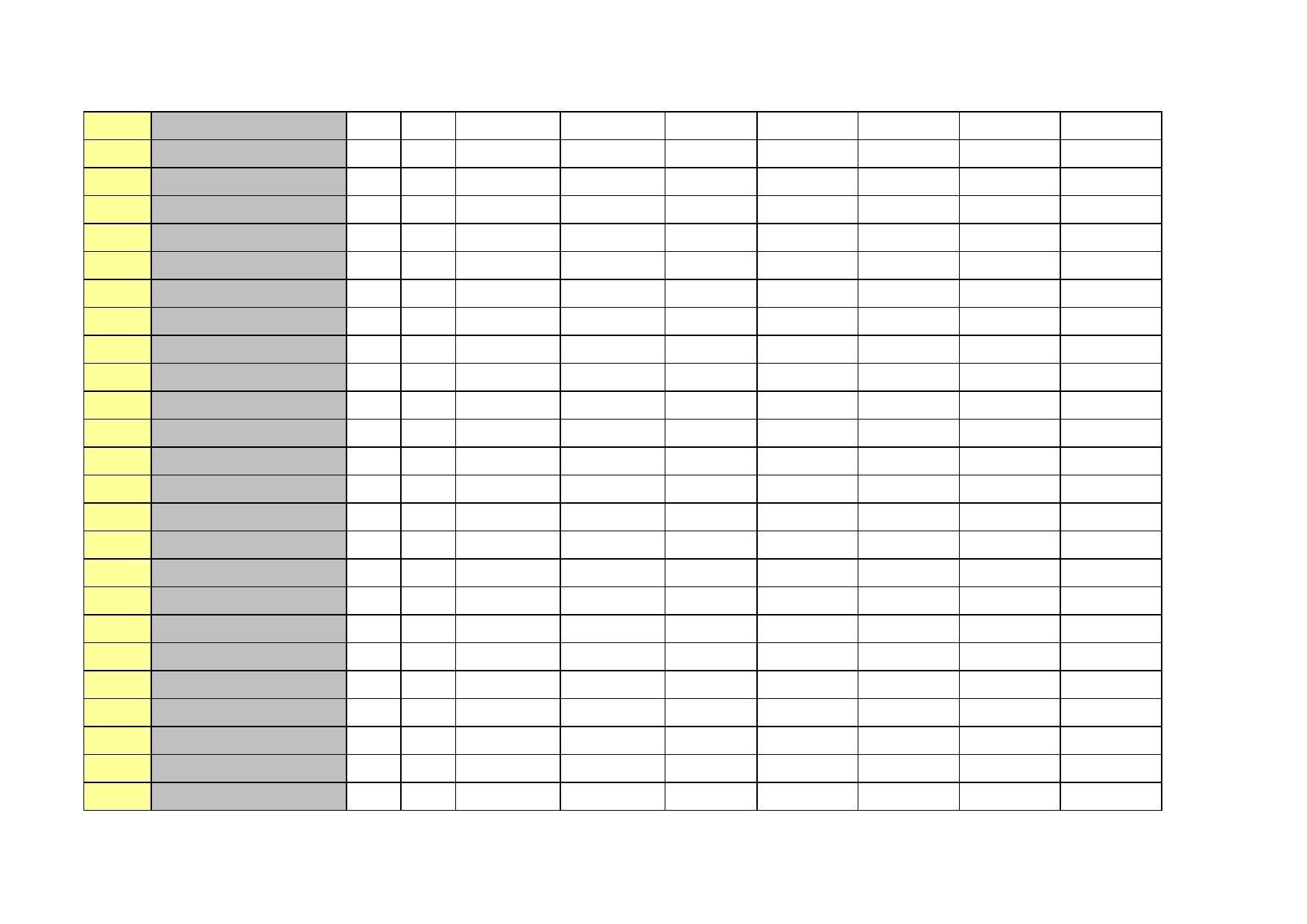 家庭装璜情况明细报告表Excel表格模板_第2页