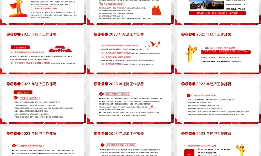 2022年中央经济工作会议精神2023年经济这样干PPT（20230131）PPT课件模板