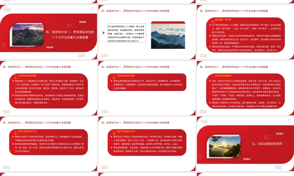 二十大党课解读模板（ppt）PPT课件模板