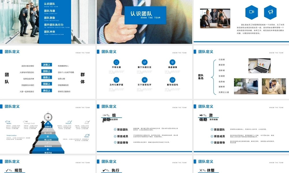 团队建设与管理PPTPPT课件模板