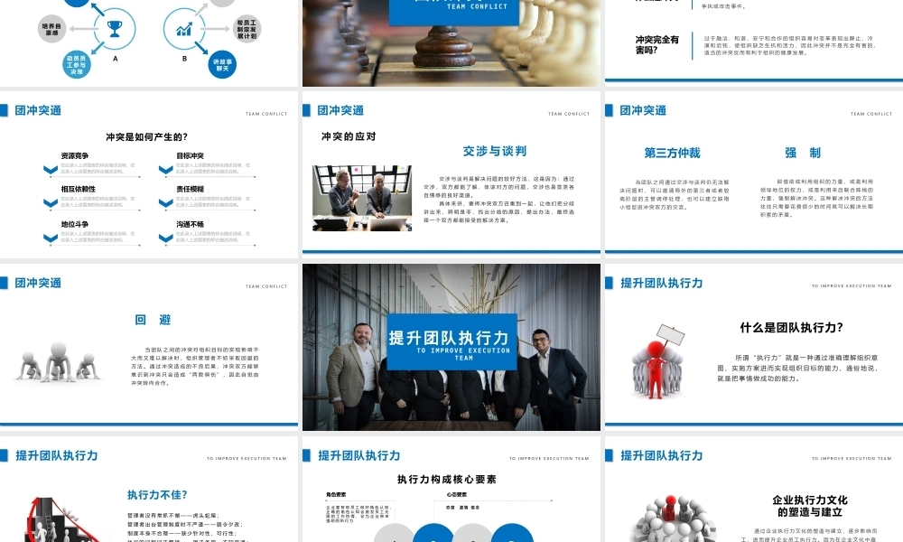 团队建设与管理PPTPPT课件模板