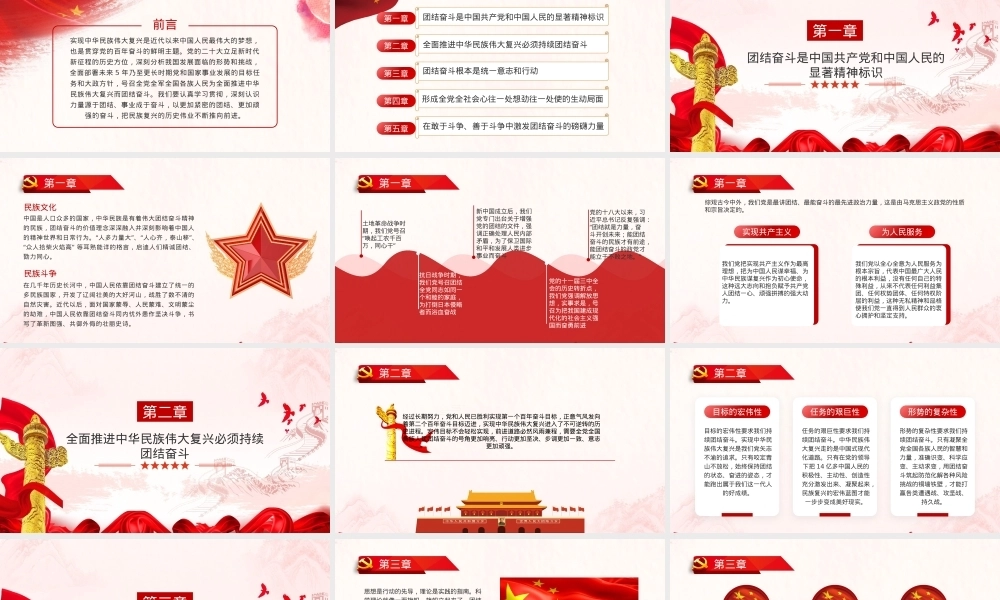 学习二十大精神心得体会模板（PPT）PPT课件模板