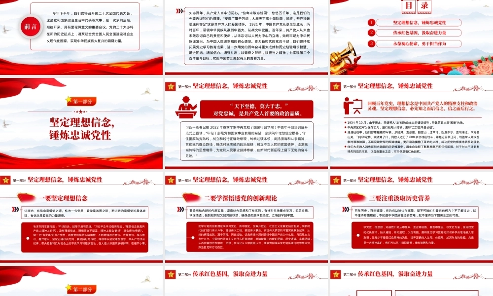 履职尽责担当迎接盛会召开PPTPPT课件模板