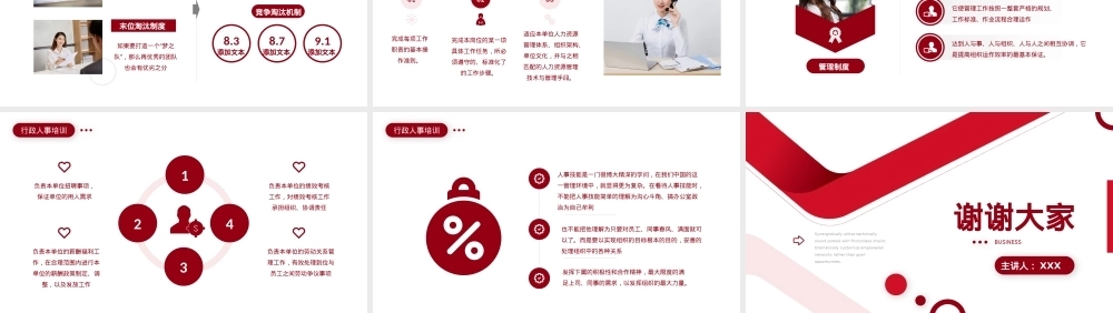 行政人事培训PPTPPT课件模板