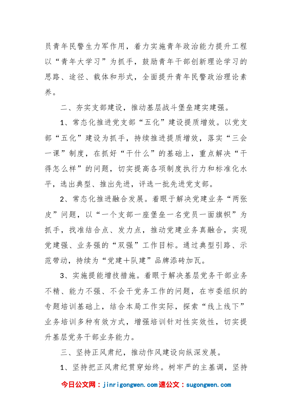 2023年某市G安局党委工作要点_第2页