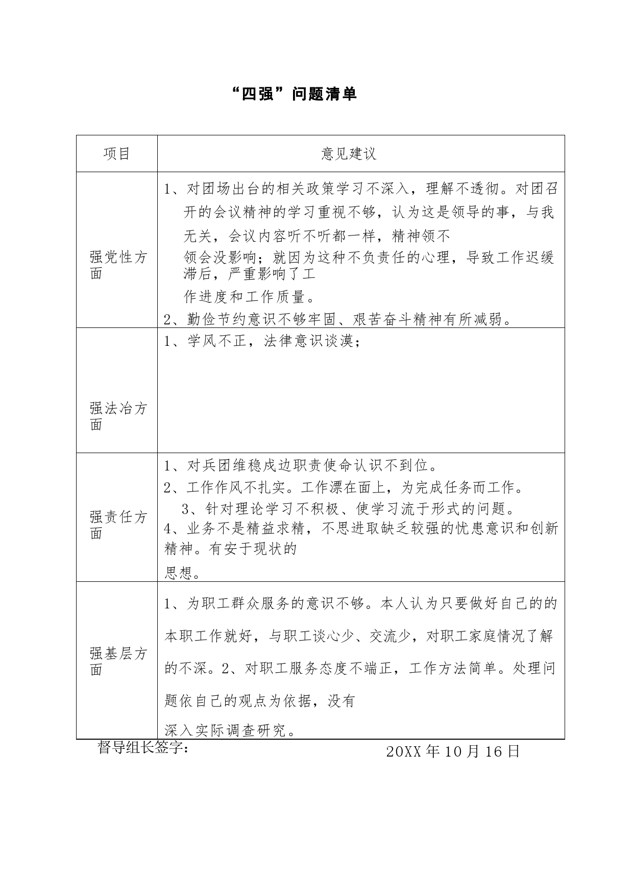 “四强”问题清单_第1页