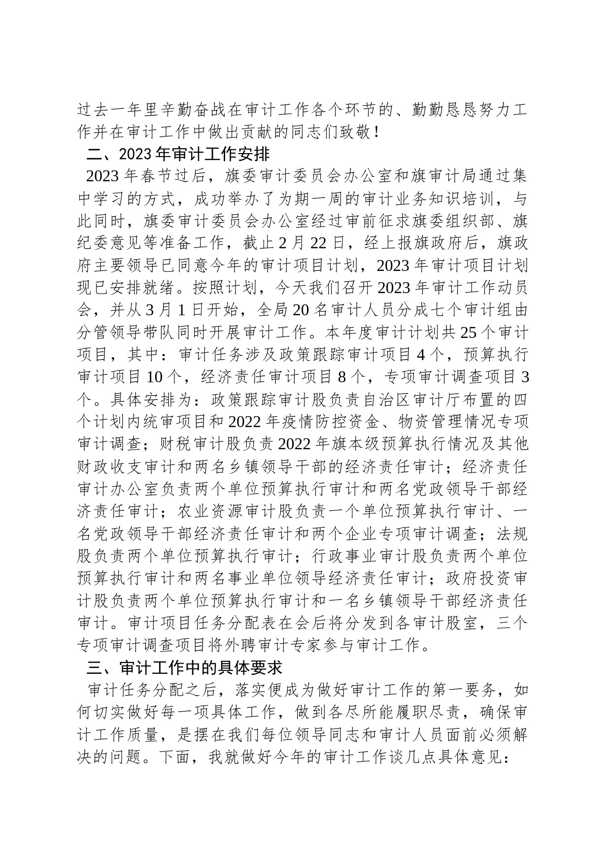 在审计工作动员会上的讲话_第2页