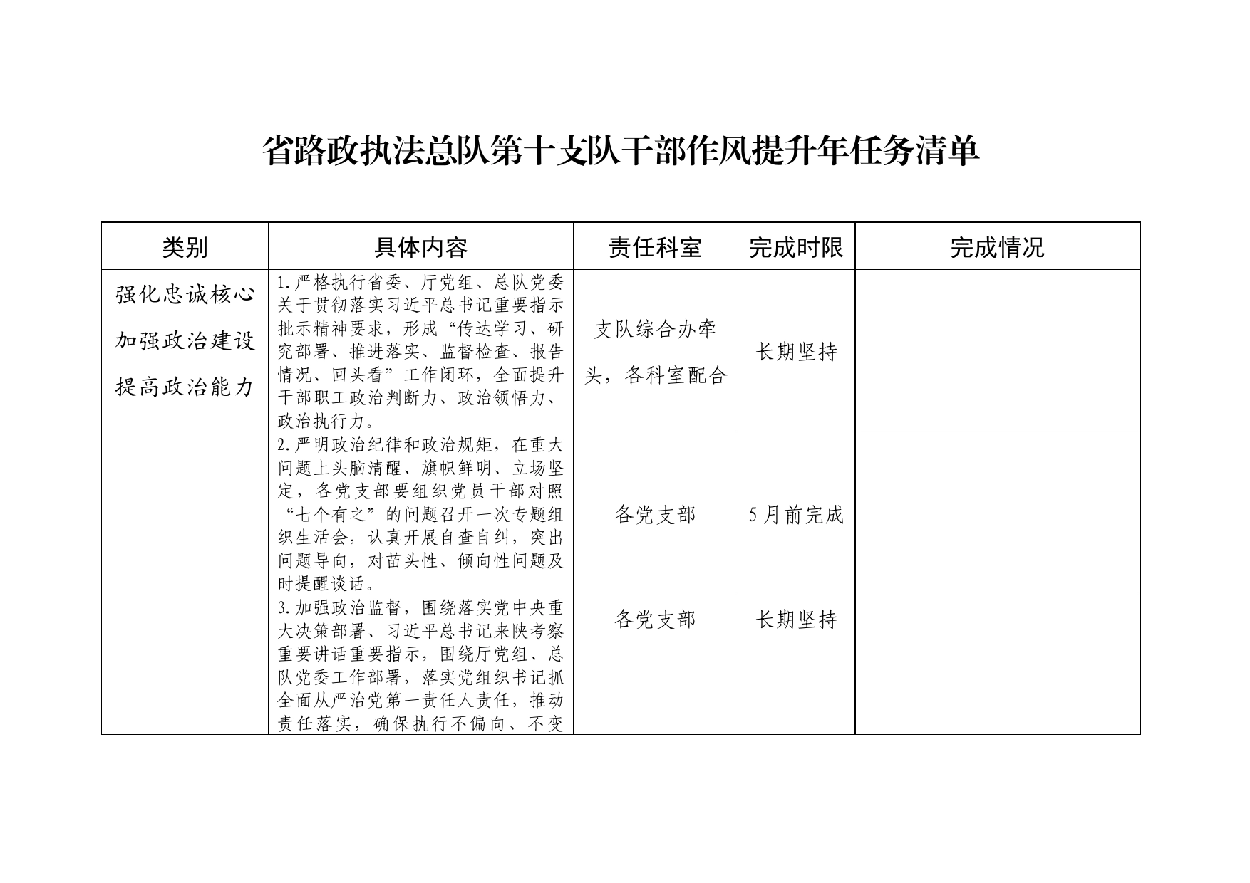 干部作风提升年任务清单_第1页