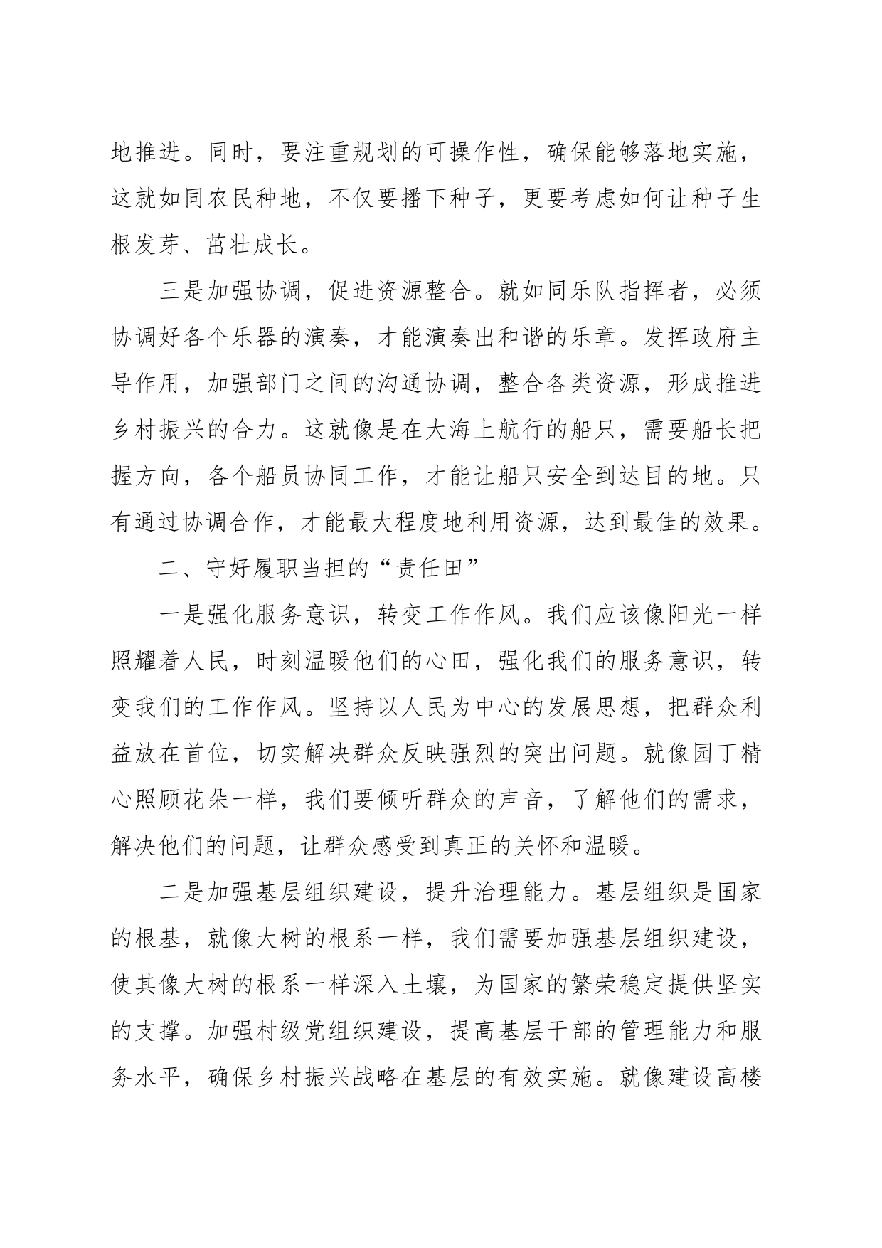 交流发言：全面推进乡村振兴 激活发展新动能_第2页