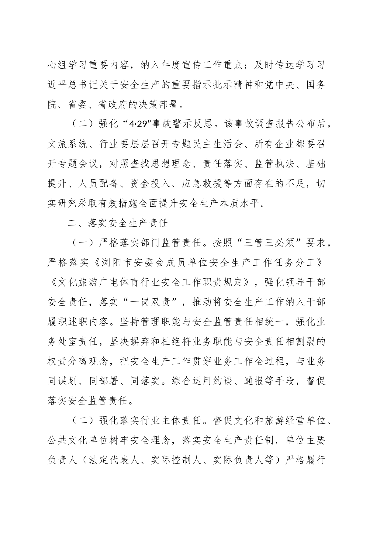 2023年文化旅游广电体育系统行业安全生产工作要点_第2页