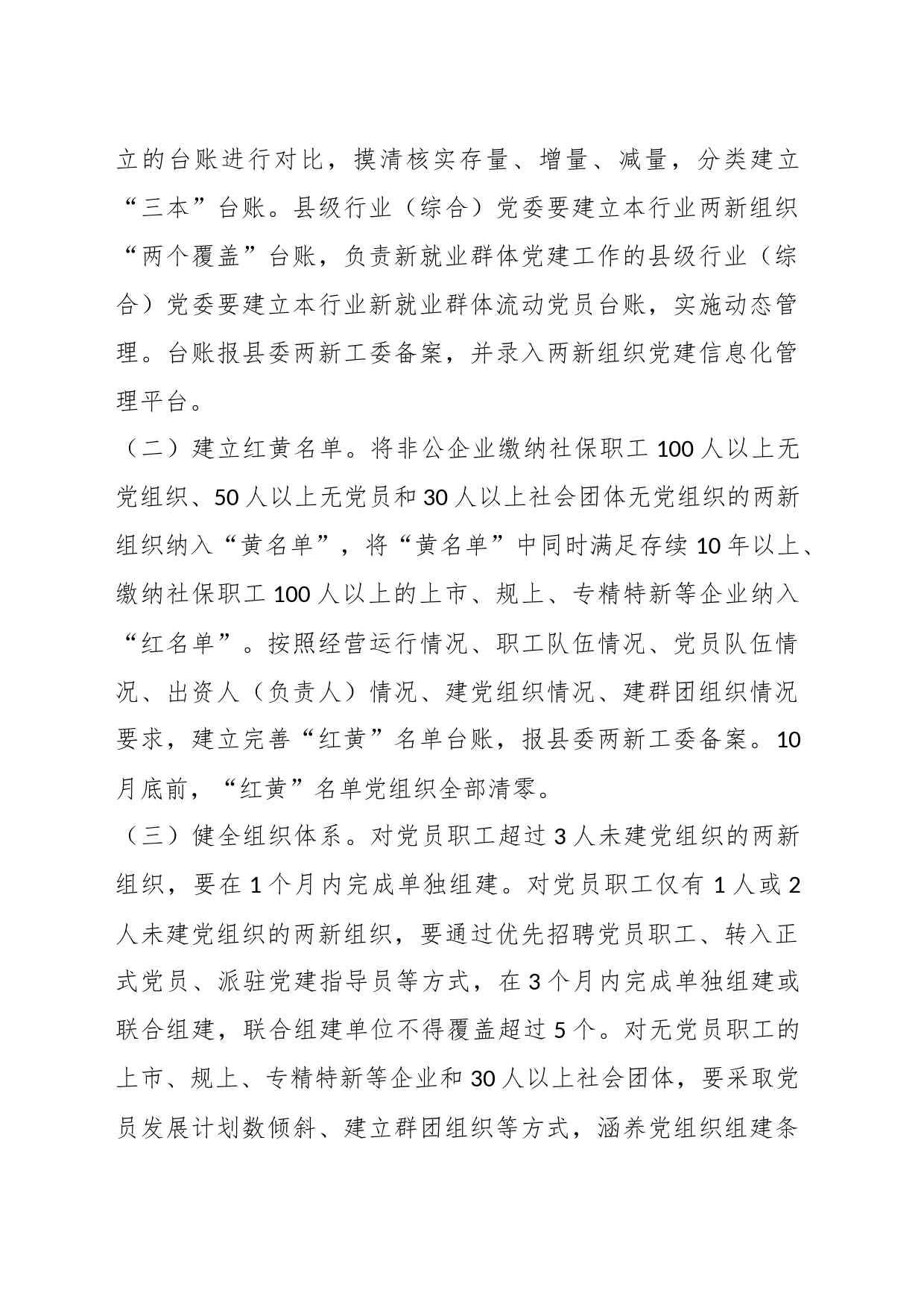 在2023年X县两新组织“两个覆盖”提质增效工作方案_第2页