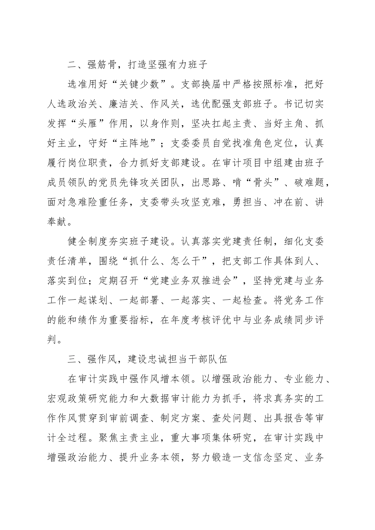 审计系统党支部先进基层党组织事迹材料_第2页