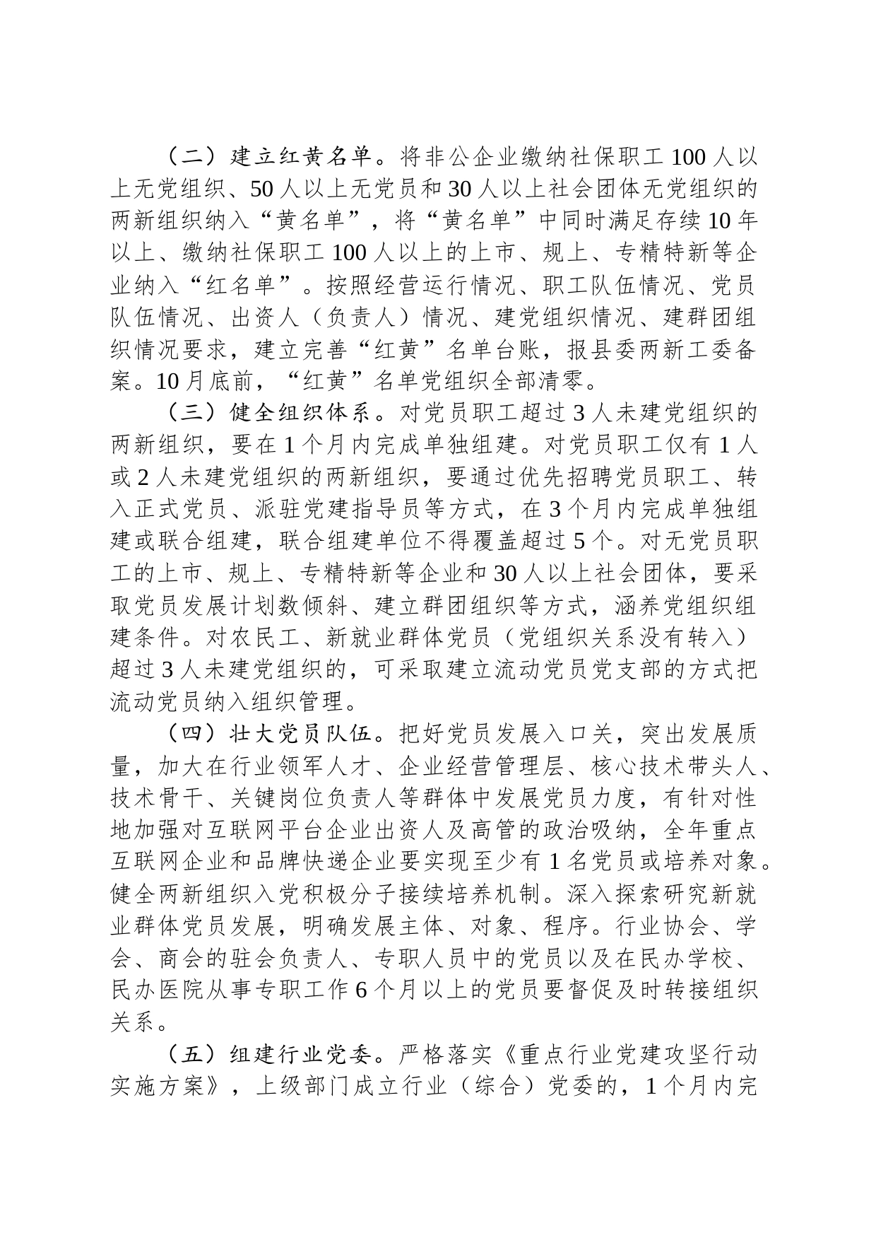 2023年全县两新组织“两个覆盖”提质增效工作方案_第2页