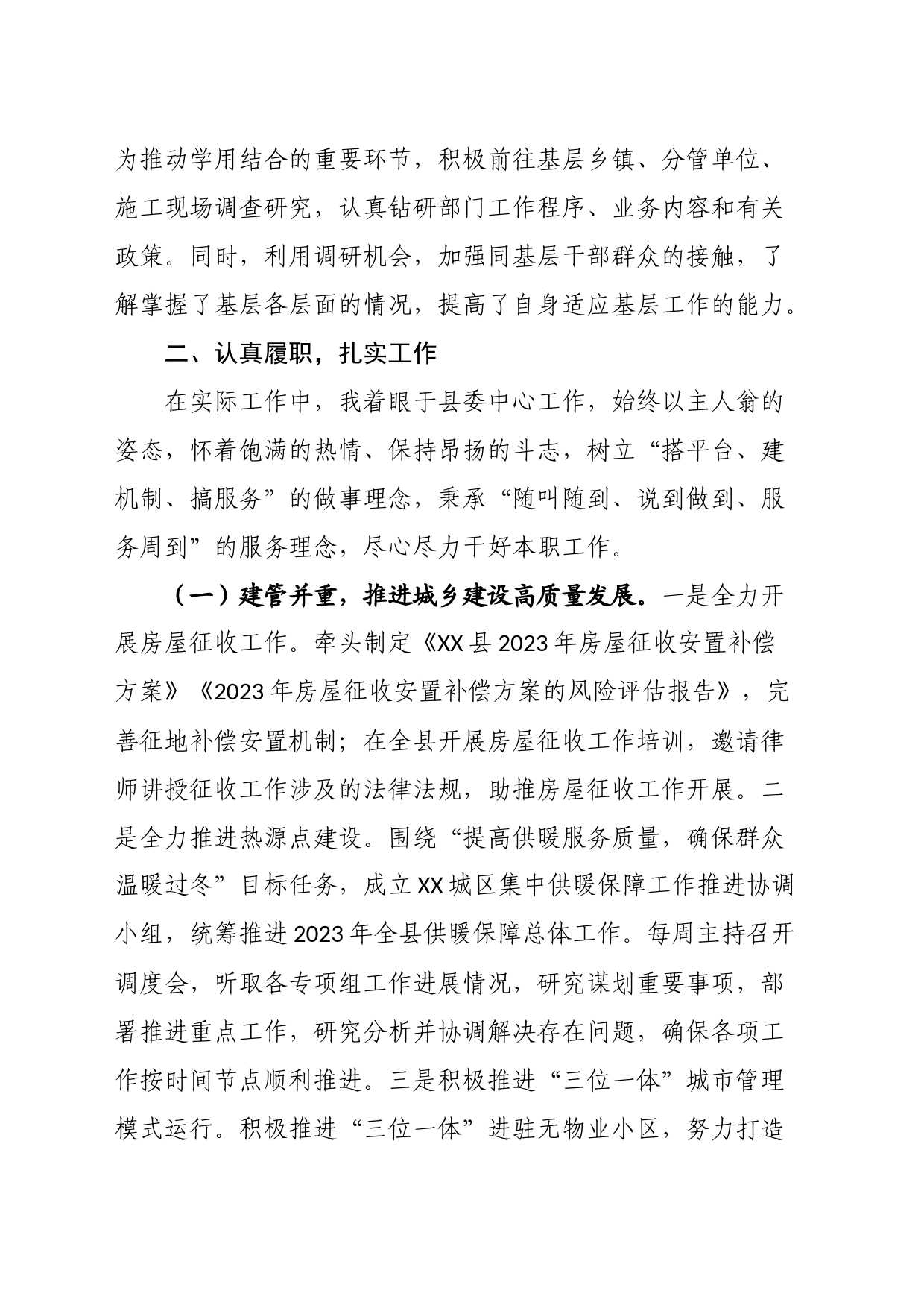 2023年挂职副县长工作总结_第2页
