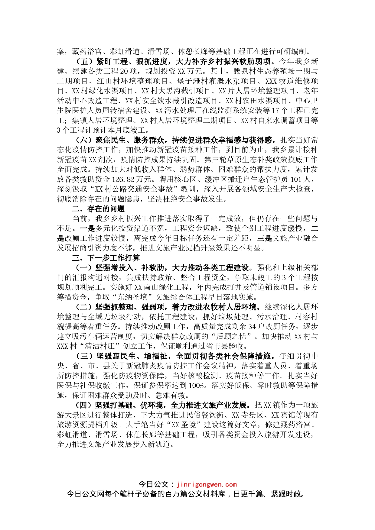 乡村振兴工作情况汇报_第2页