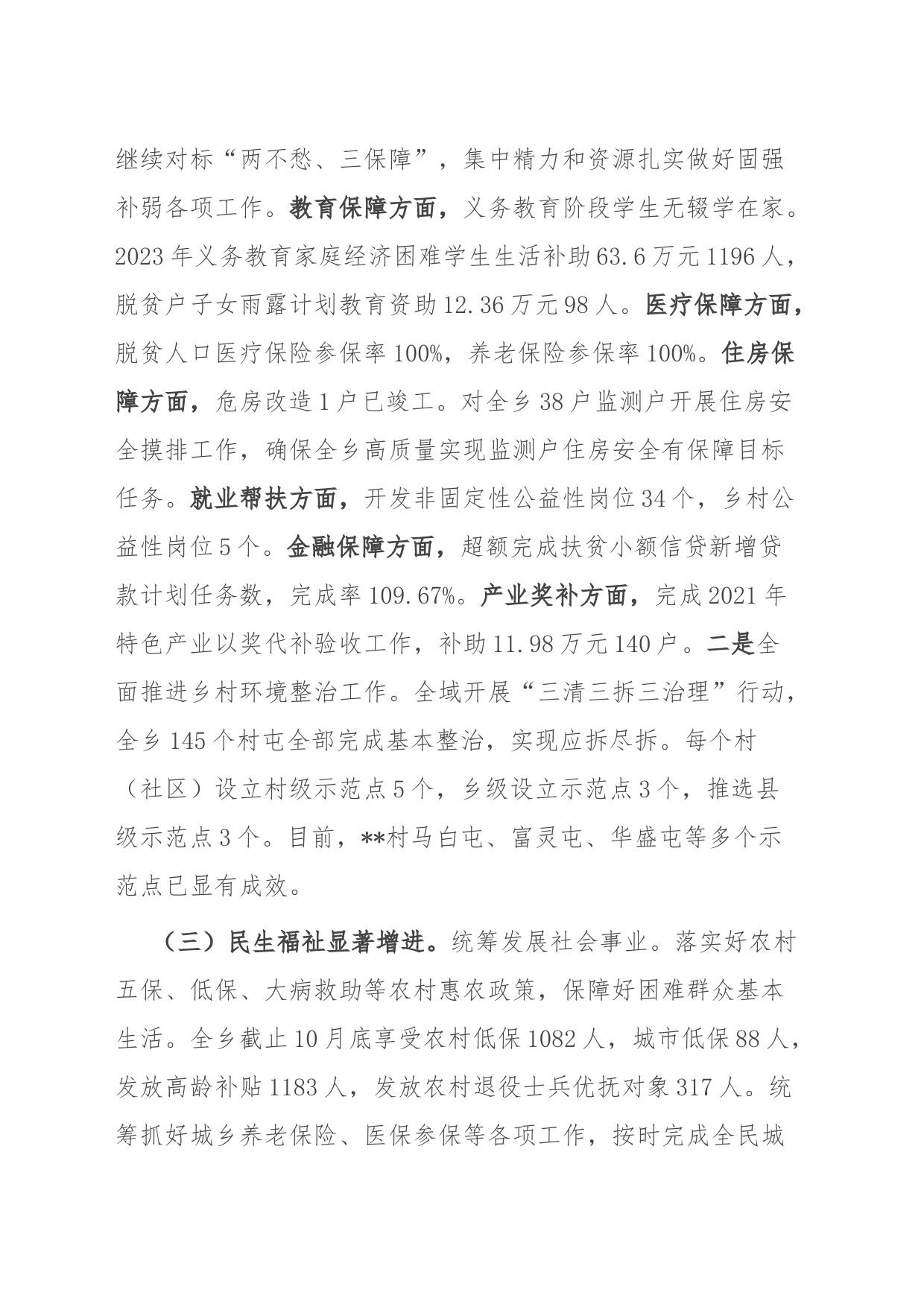 乡2023年工作总结和2024年工作计划_第2页