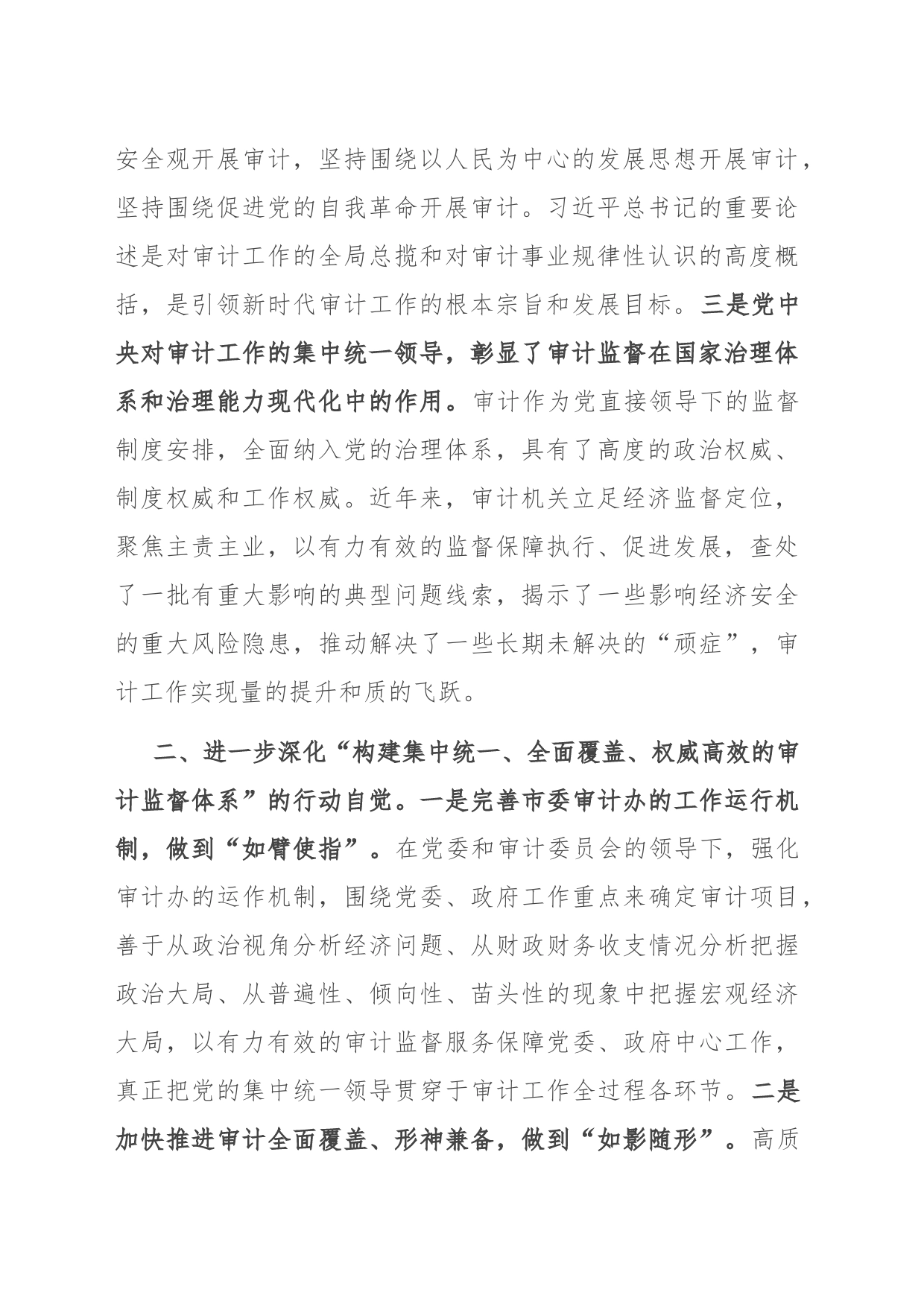 审计局在市委主题教育调研督导座谈会上的汇报发言_第2页