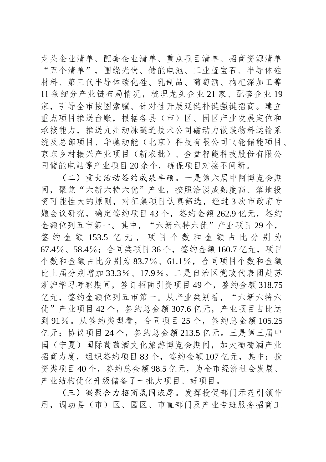 市投资促进局2023年工作情况汇报_第2页