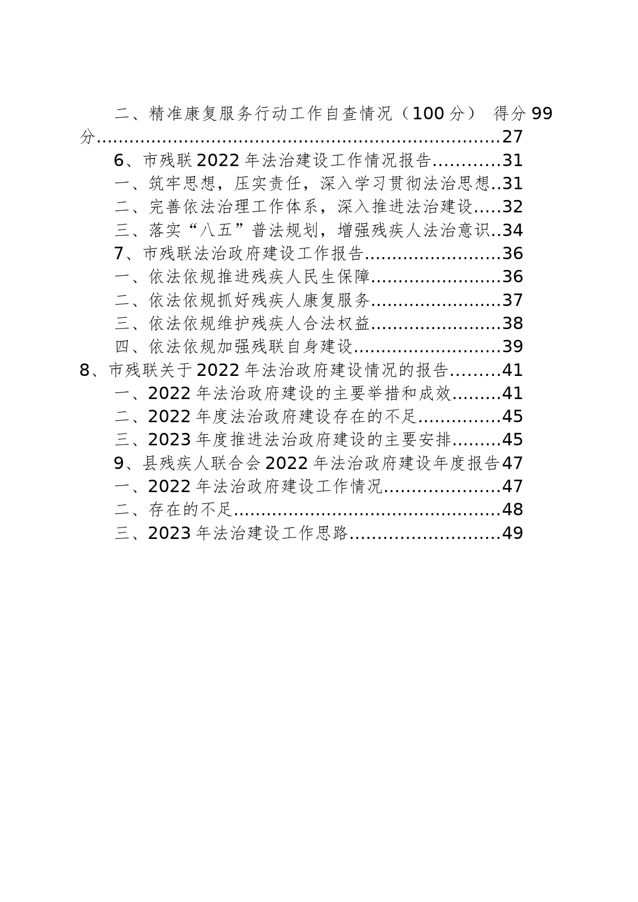 残疾人联合会法治政府建设情况报告汇编（10篇）_第2页