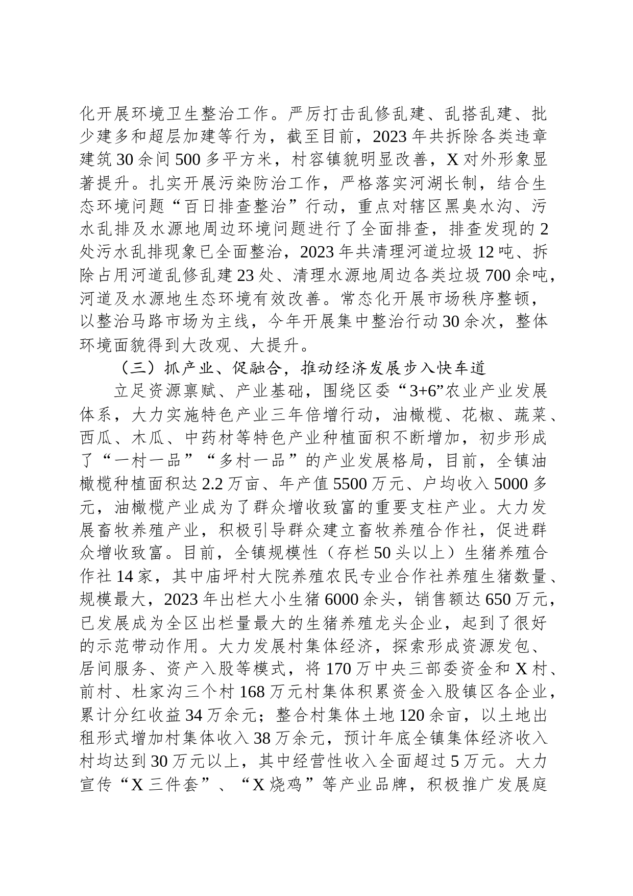镇2023年工作总结暨2024年工作打算_第2页