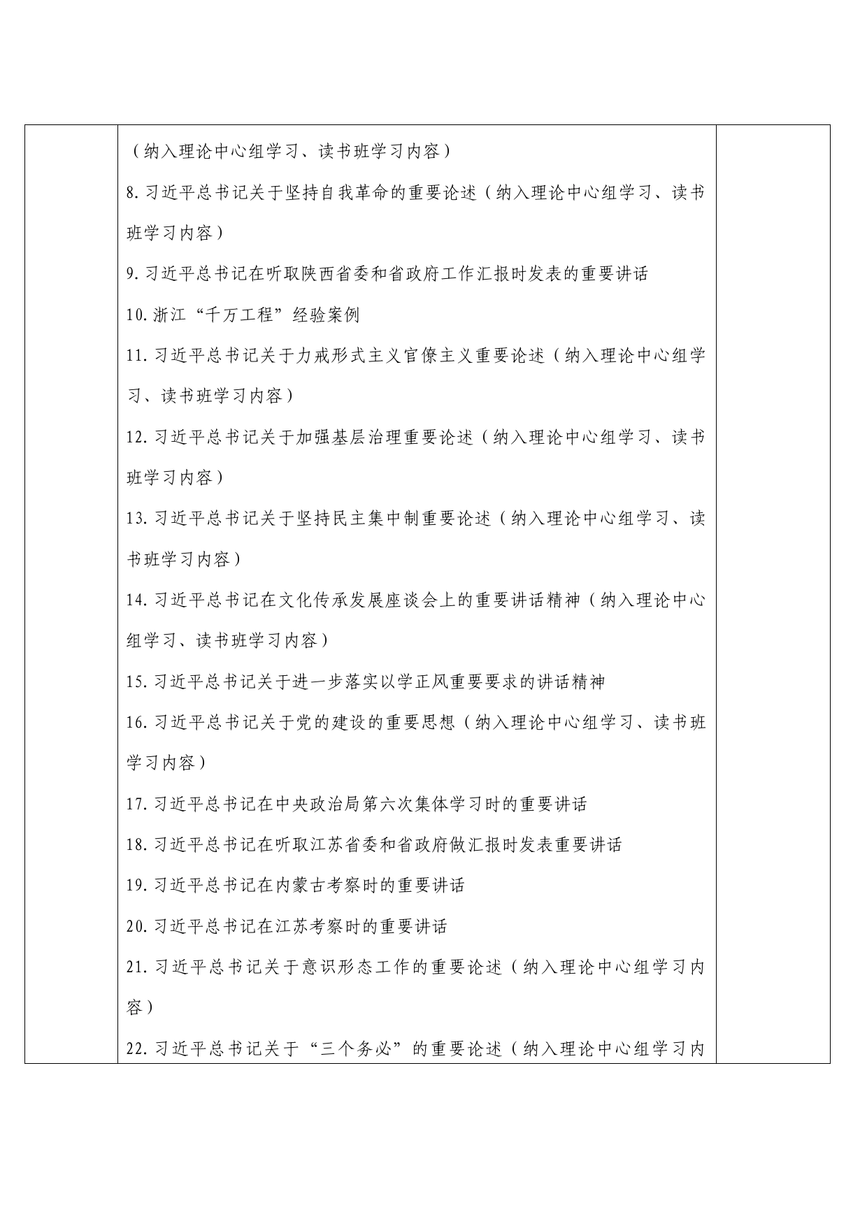 主题教育规定学习内容清单_第2页