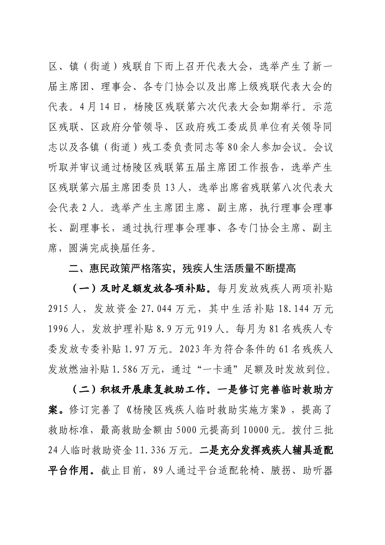 2023年区残联工作总结_第2页