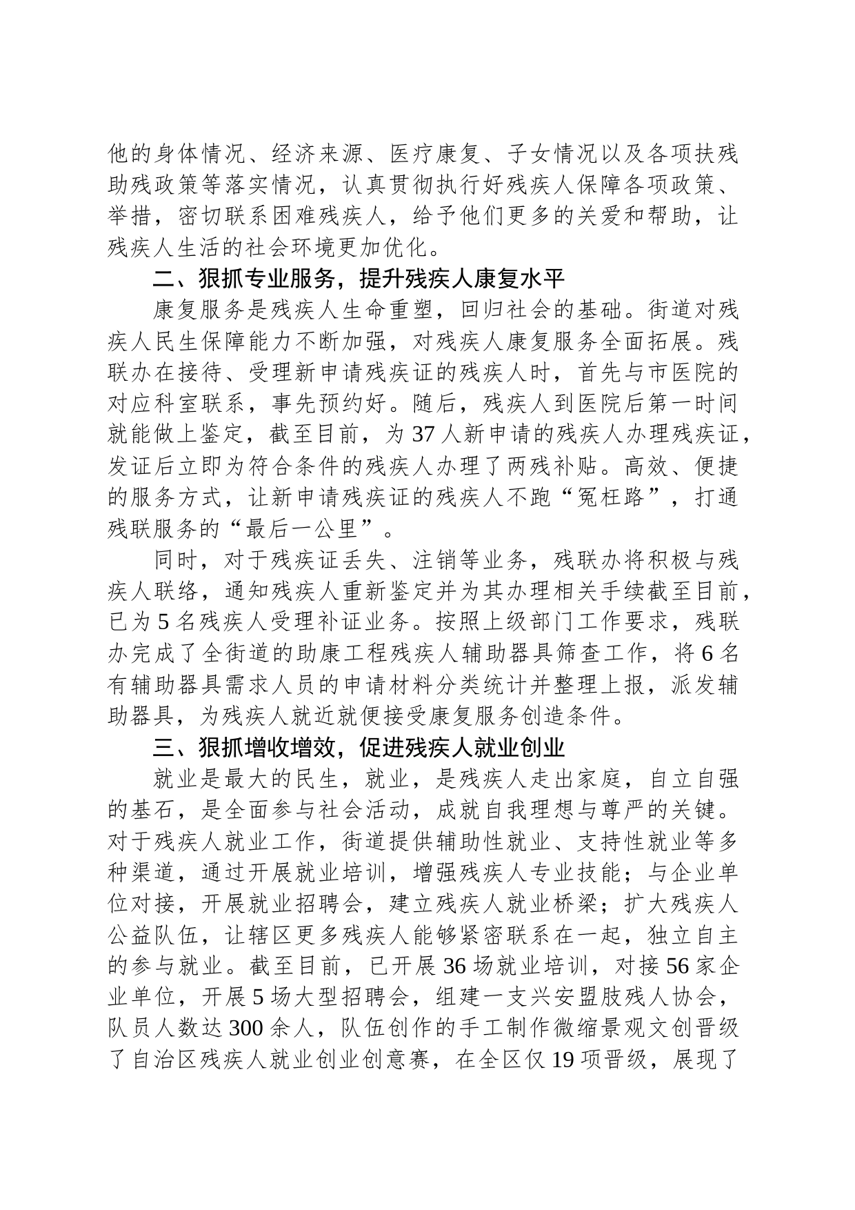2023年残联工作综述_第2页