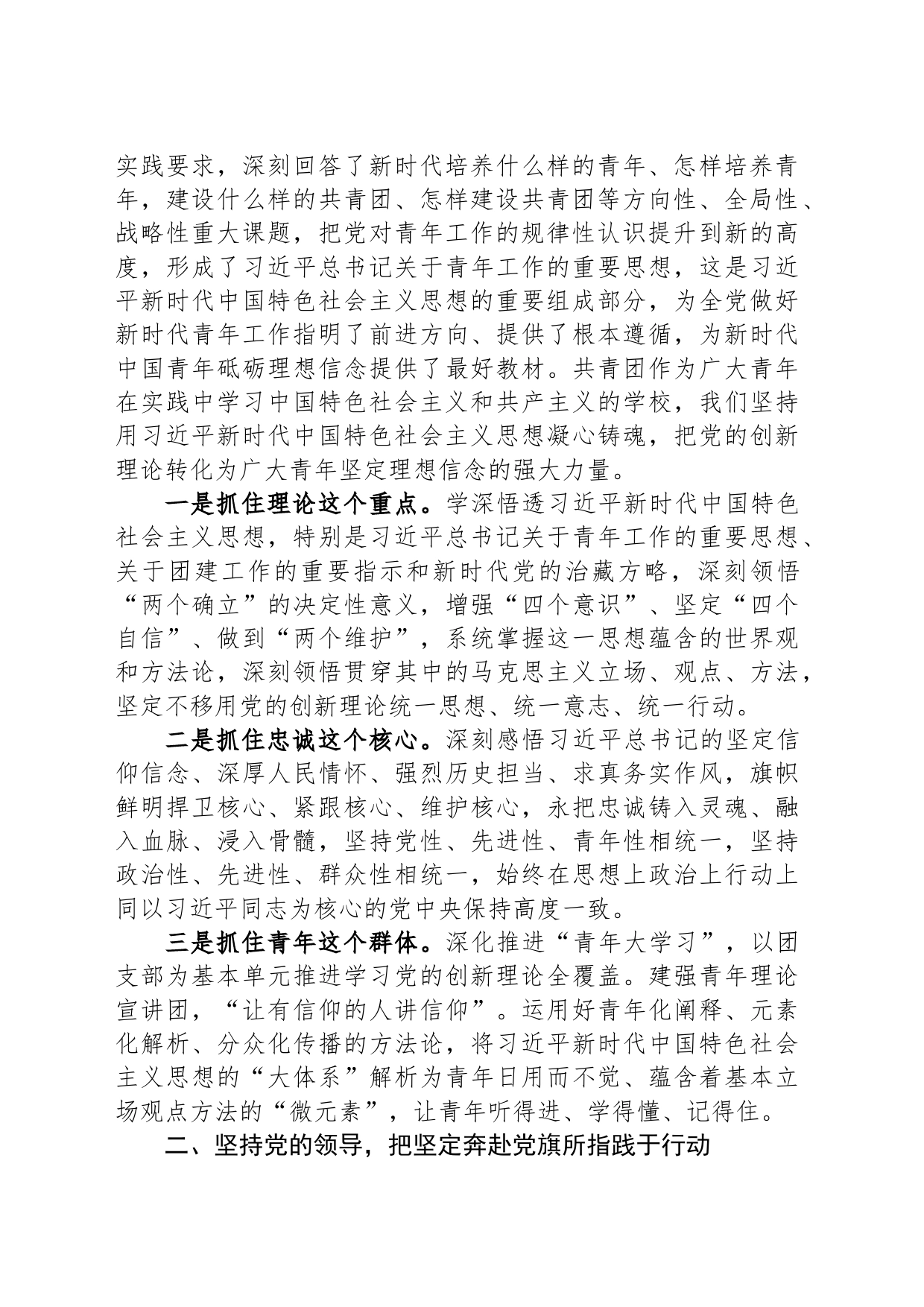 团委书记在自治区共青团和青少年工作上的党课_第2页