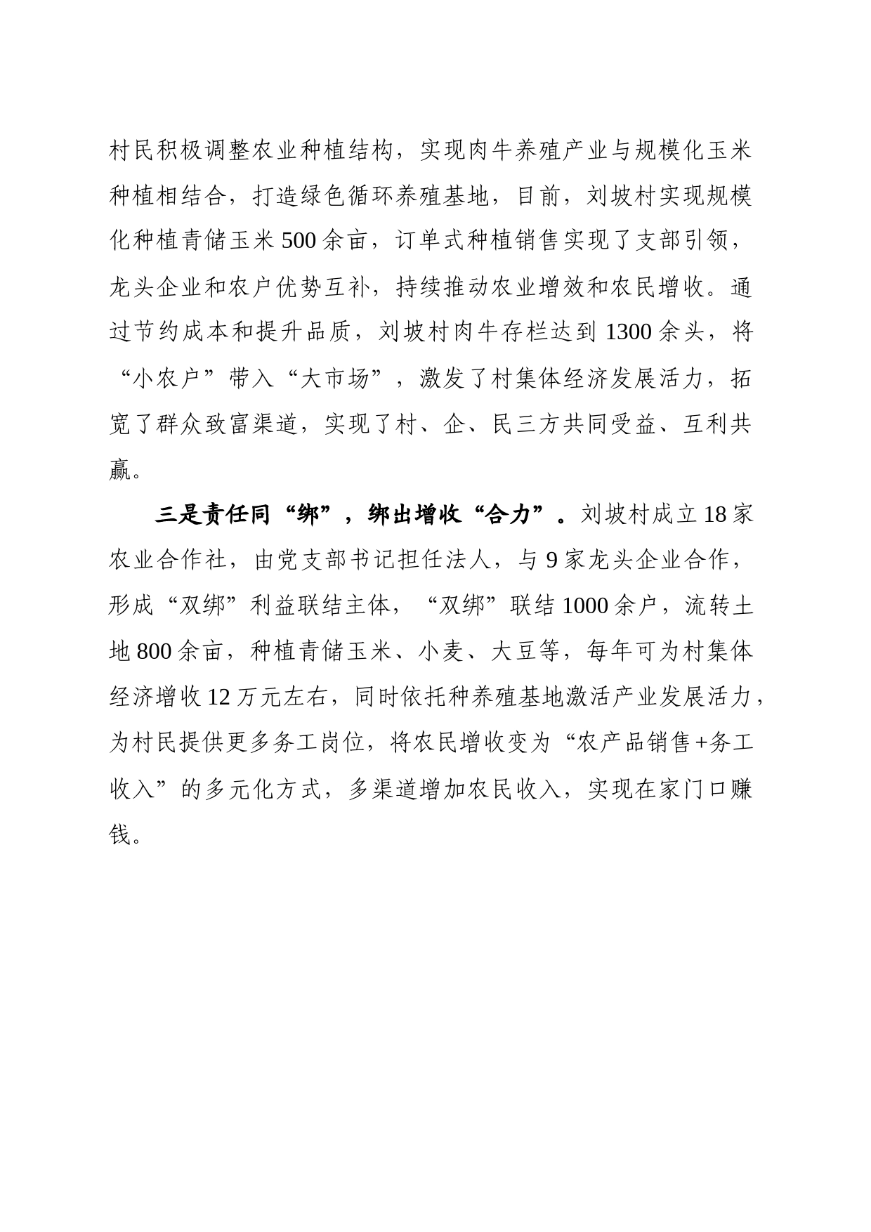 孟津区刘坡村：聚力“双绑”机制，蓄能产业发展_第2页
