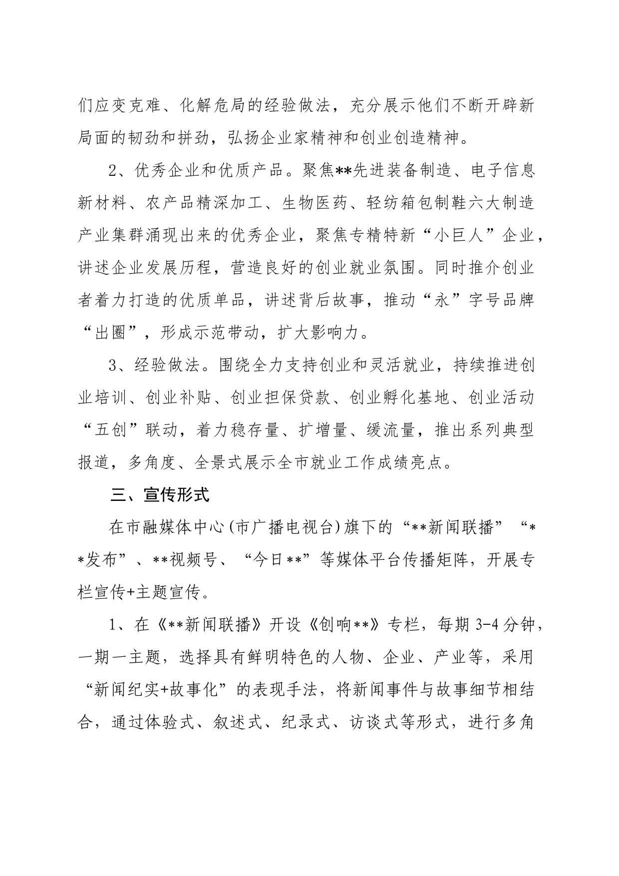 《创响某某》主题宣传及栏目策划方案_第2页