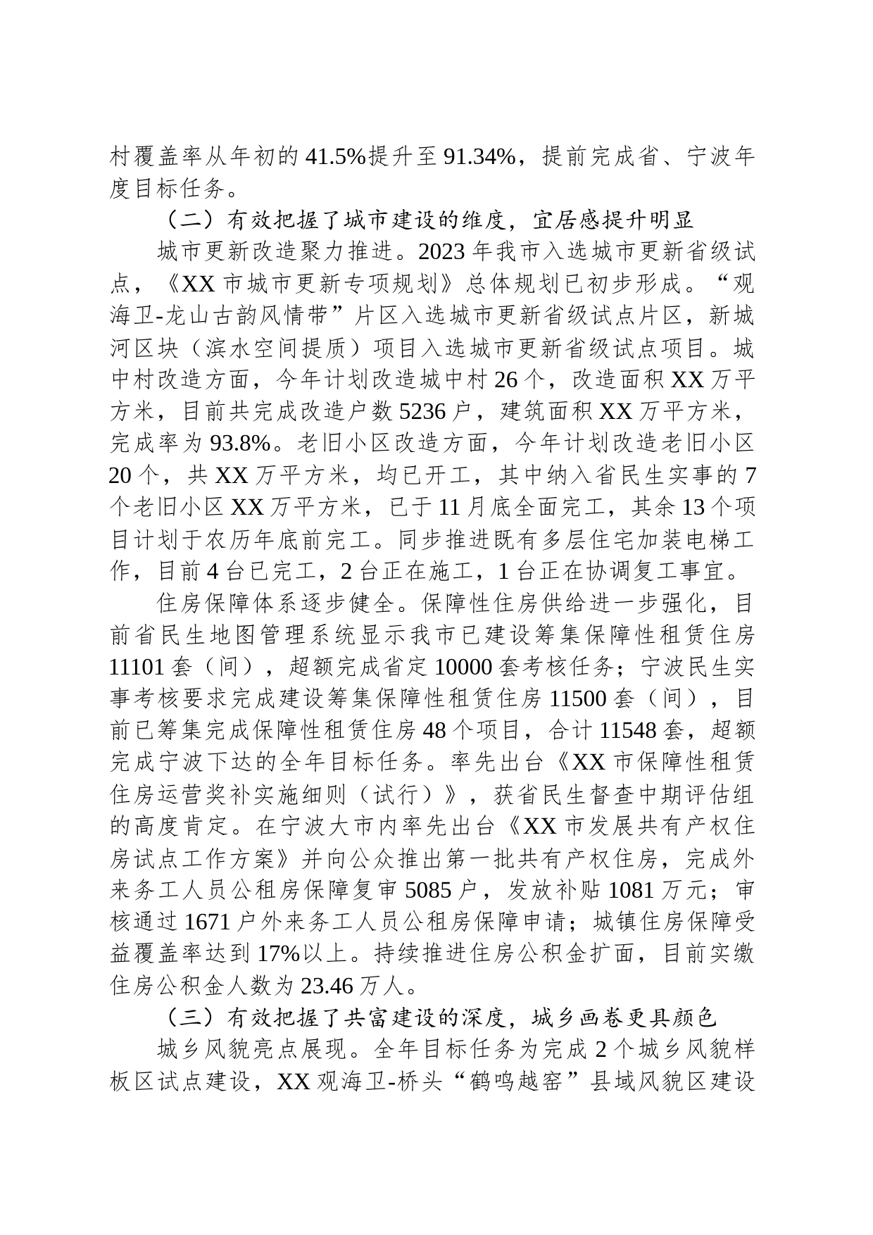 市住建局2023年工作总结和2024年工作思路(20231207)_第2页