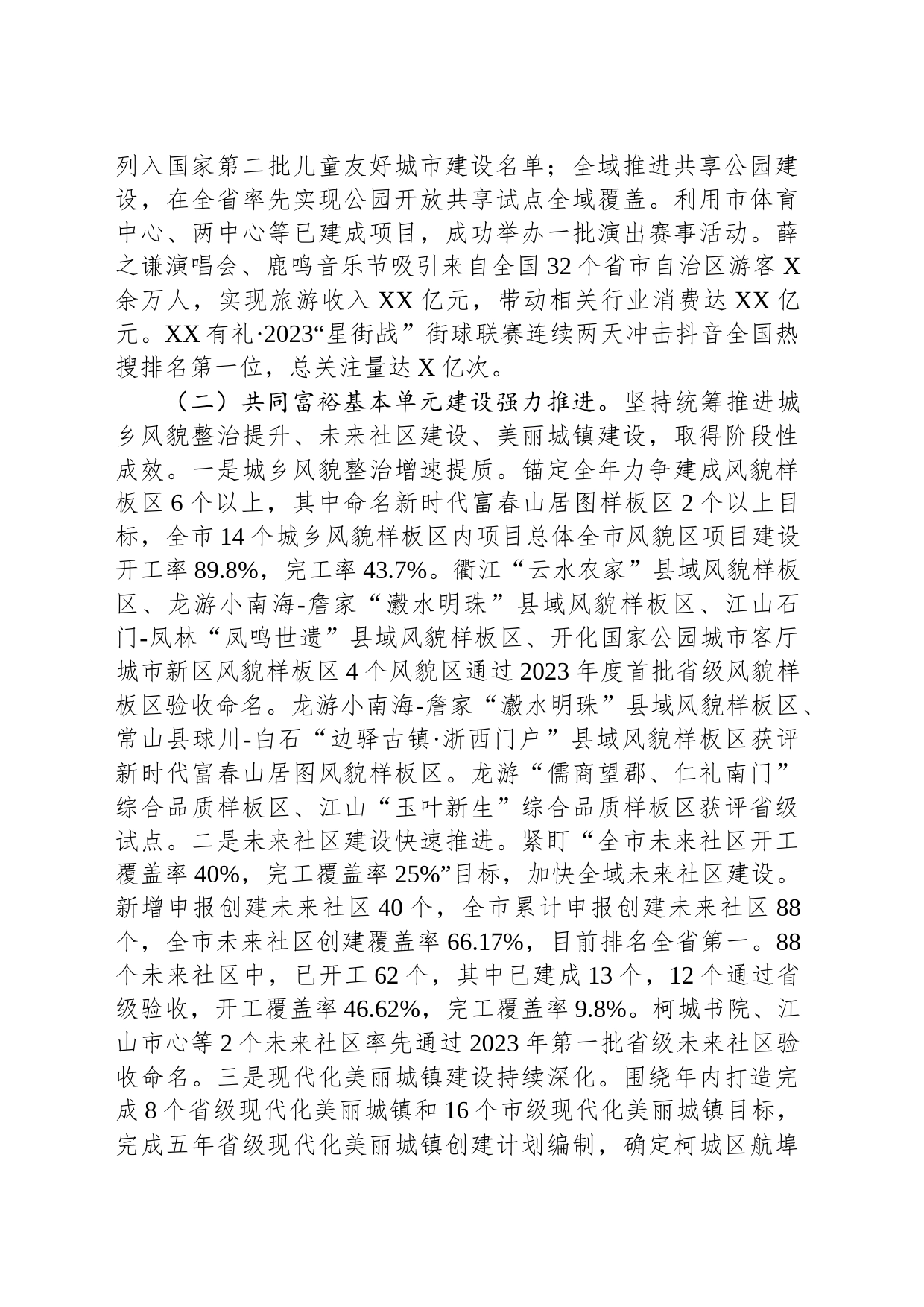 市住房和城乡建设局2023年上半年工作总结和下半年工作安排(20231124)_第2页