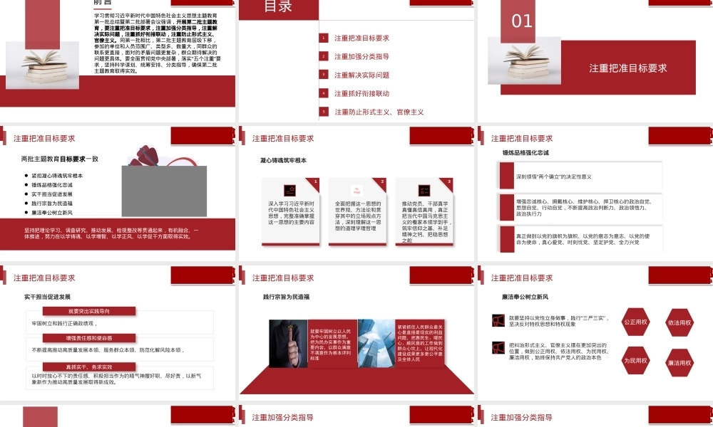 开展第二批主题教育要做到“五个注重”（PPT）